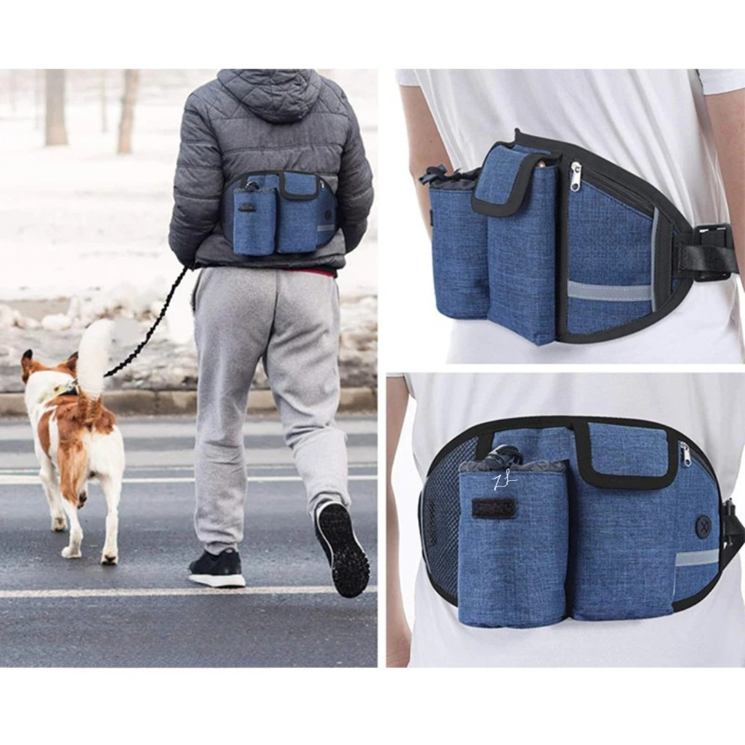 Luxbie GlideLine — Handsfree hondenriem + heupbelt