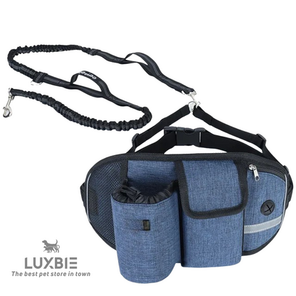 Luxbie GlideLine — Handsfree hondenriem + heupbelt