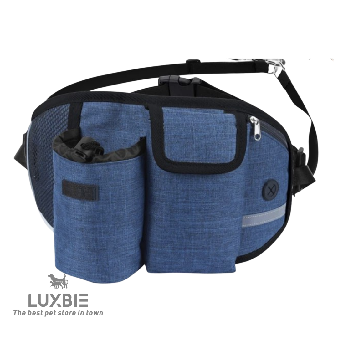 Luxbie GlideLine — Handsfree hondenriem + heupbelt