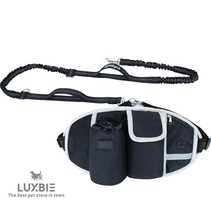 Luxbie GlideLine — Handsfree hondenriem + heupbelt