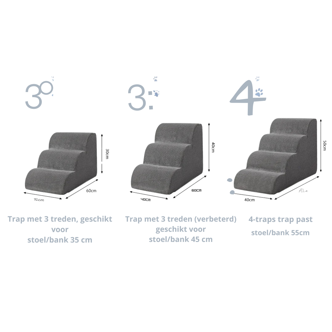 Antislip huisdiertrap voor honden en katten