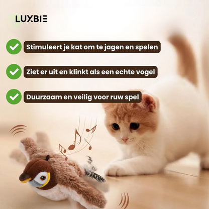 🐦 Vliegende Vogel Kattenspeelgoed – Geef je kat het jachtavontuur dat hij mist!
