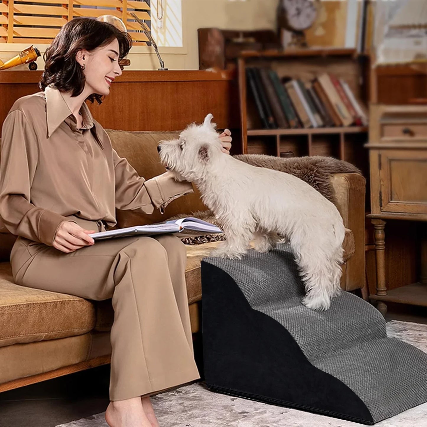 Antislip huisdiertrap voor honden en katten