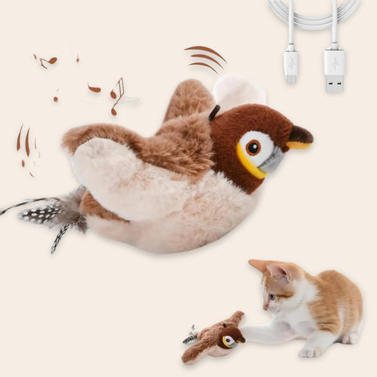 🐦 Vliegende Vogel Kattenspeelgoed – Geef je kat het jachtavontuur dat hij mist!